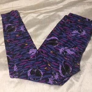 Lularoe Maleficent leggings, TC! Like new!